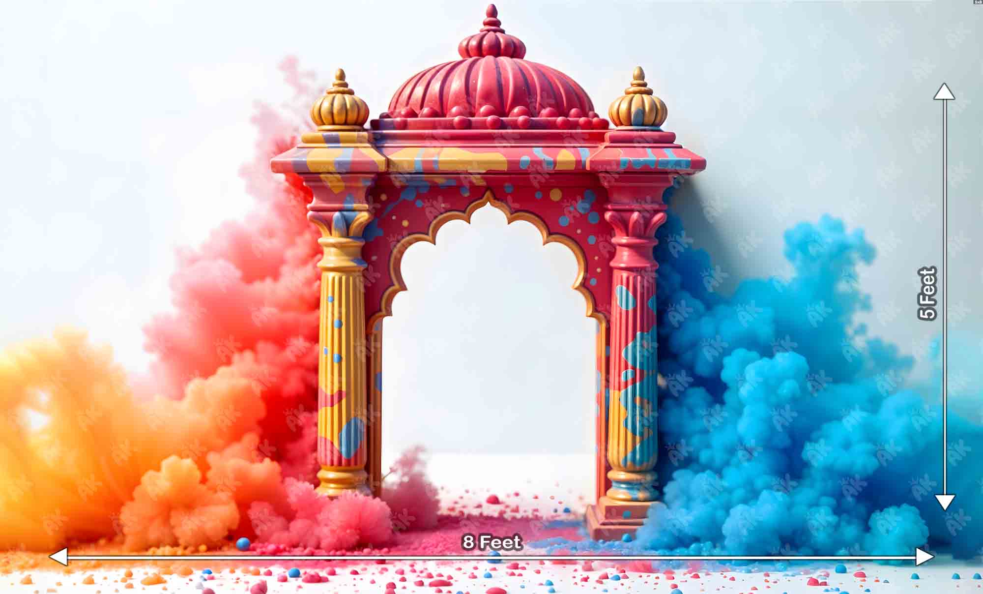 Holi Backdrop - Type 2 (PRE-ORDER)