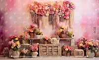 Pink Floral Charm (PRE-ORDER)