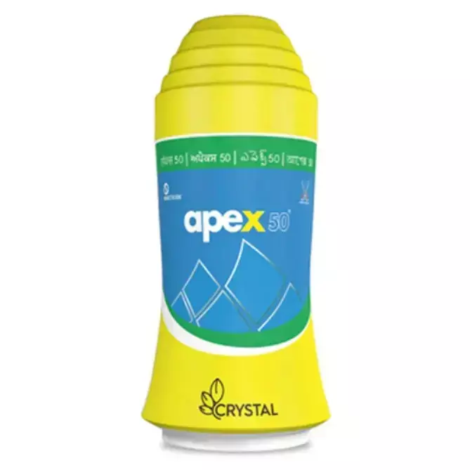 Crystal Apex-50 Emamectin Benzoate 1.5% and Fipronil 3.5% SC insecticide pack