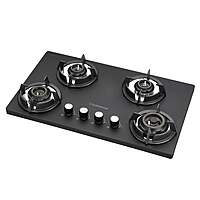 Carnival Plus Brass Burner Matt Finish Super Slim Tablet Hob 3 Burner Auto Ignition