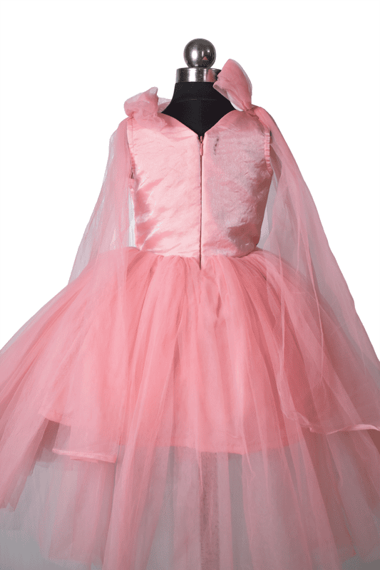 Coral Pink Pearl Mermaid Dress