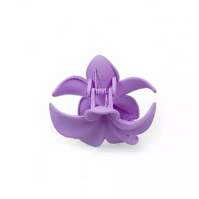Lavender Flower Hair Claw Clip - Jumbo Floral Hair Accessory