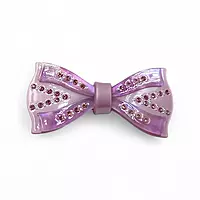 Elegant Lilac Ribbon Hair Barrette Clip for Women