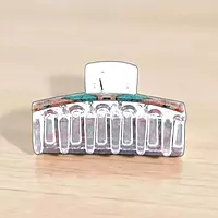 Elegant Printed Hair Claw Clip