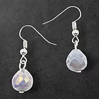 Lavender Bead & Pearl Necklace and Earring Set | Elegant Fashion Jewelry