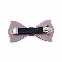 Elegant Lilac Ribbon Hair Barrette Clip for Women