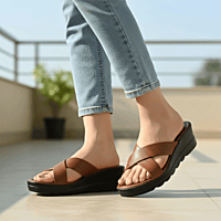 Dr. Foot Cross strap Slide