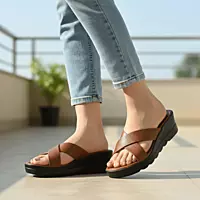 Dr. Foot Cross strap Slide