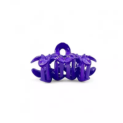 Purple Mini Flower Hair Claw Clips