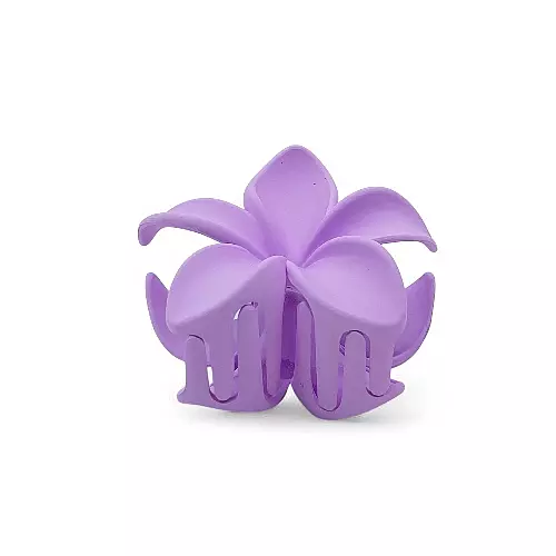 Lavender Flower Hair Claw Clip - Jumbo Floral Hair Accessory