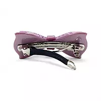 Elegant Lilac Ribbon Hair Barrette Clip for Women
