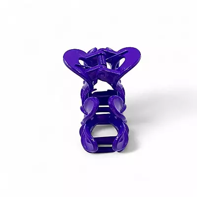 Purple Mini Flower Hair Claw Clips