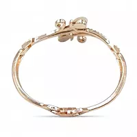 Rose Gold RENOS Watch and Crystal Heart Bangle Gift Set