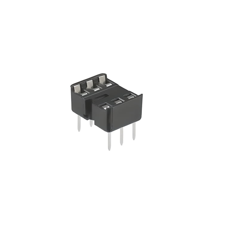 6 - Pin IC Base/Holder 6 - Pin IC Base/Holder
