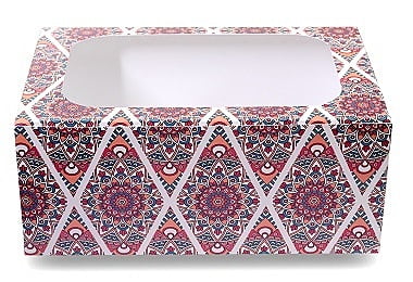 Qson Cup Cake Box 6CC Qson Cup Cake Box 6CC