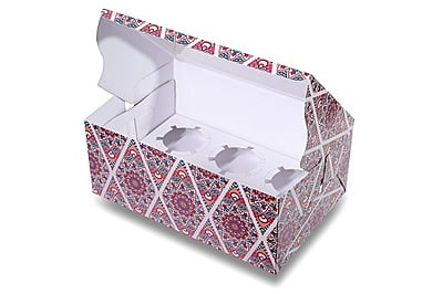 Qson Cup Cake Box 6CC Qson Cup Cake Box 6CC
