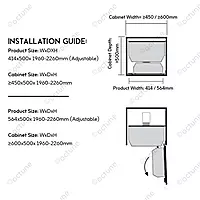Octune Maxstore Glass Pantry Unit