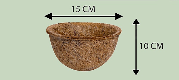 Coco Liner and Hanger Set | Coir Hanging Basket Planter | Multiple Sizes