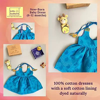 Newborn Baby Girl Cotton Dress (6-12 months) 6150