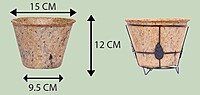 Coco Seedling Cup | Natural Coir Nursery Pots | Multiple Sizes