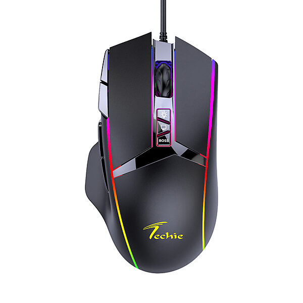 Techie Apex Wired Mouse (Black)