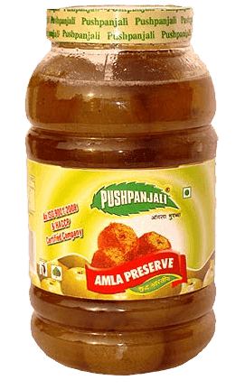 Pushpanjali Organic Amla Murabba with Honey – 1kg | Fresh, Homemade Taste & Healthy Ingredients