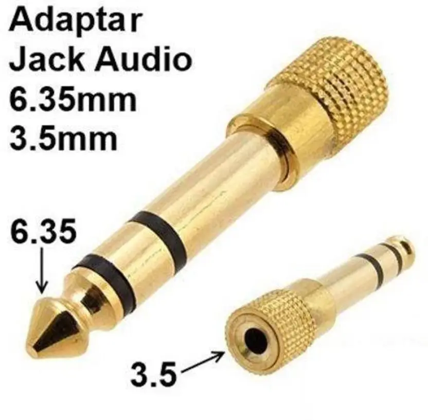 Premium Gold-Plated TRS Audio Adapter Plugs - TRS-2PLG