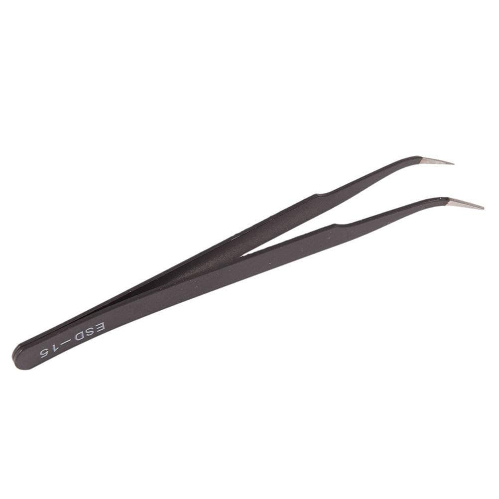 6-Piece Anti-Static Tweezer Set for Electronics Repair, Soldering, Crafting & Jewelry | Precision Stainless Steel Tweezers | ESD Safe Tools for Professionals & DIY 6-Piece Anti-Static Tweezer Set for Electronics Repair, Soldering, Crafting & Jewelry | Precision Stainless Steel Tweezers | ESD Safe Tools for Professionals & DIY