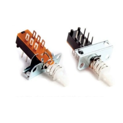 Standard ON-OFF Power KNOB Switch with Screw – White, 6-Pin & 12-Pin Compatible, Durable Design for Power Switch Applications