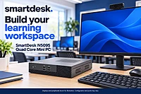 SmartDesk Power N5095 Mini PC for school and training labs
