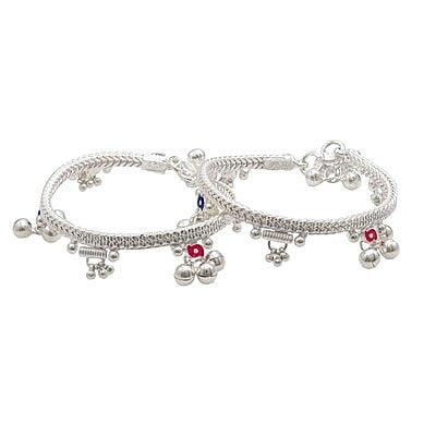 Silver Baby Anklet/Kolusu
