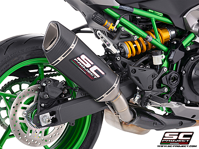 SC-Project SC1-R Carbon Fibre Exhaust for Kawasaki Z900 2025+ SC-Project SC1-R Carbon Fibre Exhaust for Kawasaki Z900 2025+
