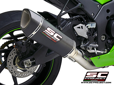 SC-Project SC1-R carbon fibre exhaust, with de-cat link pipe for Kawasaki ZX-10R 2021-2024 SC-Project SC1-R carbon fibre exhaust, with de-cat link pipe for Kawasaki ZX-10R 2021-2024