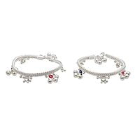 Silver Baby Anklet/Kolusu