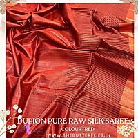 DUPION RAW SILK SAREE YBRSRSS21833