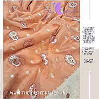 CHANDERI  COTTON SILK SAREE MLNSCDS22906