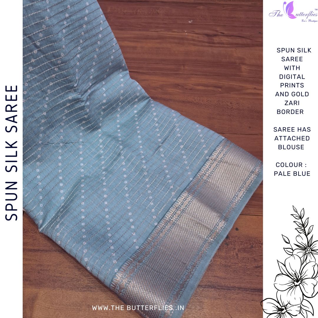 BEAUTIFUL SPUN SILK SAREE  SRCSFSC24526