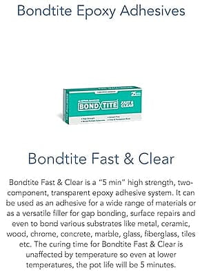 Astral Bond Tite Fast and Clear 13g - Pack of 2 Adhesive Astral Bond Tite Fast and Clear 13g - Pack of 2 Adhesive