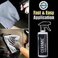 Autobomb DIY Ceramic Polish For Car-500 ML-Easy To Apply Hydrophobic Spray With Extreme Gloss, Slickness & UV Protection (PACK OF 1) Autobomb DIY Ceramic Polish For Car-500 ML-Easy To Apply Hydrophobic Spray With Extreme Gloss, Slickness & UV Protection (PACK OF 1)