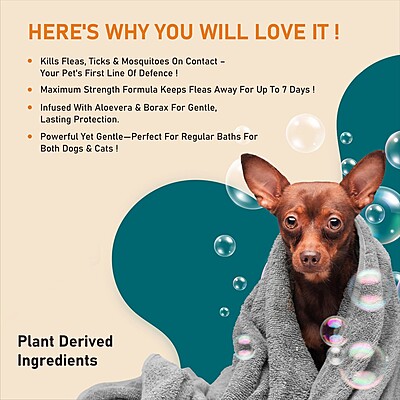 Flea and Tick Shampoo 300 ML