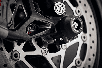 Evotech Front Spindle Bobbins for Triumph Trident 660 2021 Onwards & Triumph Tiger 660 Sport 2022 Onwards & Triumph Street Triple 765 R / RS 2020-2022 & Triumph Street Triple 765 R / RS 2023 Onwards Evotech Front Spindle Bobbins for Triumph Trident 660 2021 Onwards & Triumph Tiger 660 Sport 2022 Onwards & Triumph Street Triple 765 R / RS 2020-2022 & Triumph Street Triple 765 R / RS 2023 Onwards