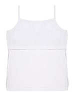 Padded Camisole & Padded Sportsbra Combo for Girls | Flat Padding | Beginners/Teenager Inner for Puberty Cami & Bra | Slip & Bra with Adjustable Straps