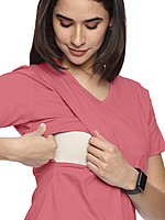 Maternity Feeding Tops Without Zip for Women, Feeding & Pregnancy Tshirt,Feeding T-Shirt for Easy Nursing & Breastfeeding, Maternity Top for Mothers, New MOM PEACH