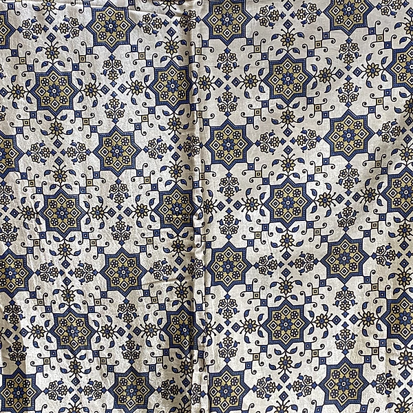 Mashru Silk Ajrakh Print #6