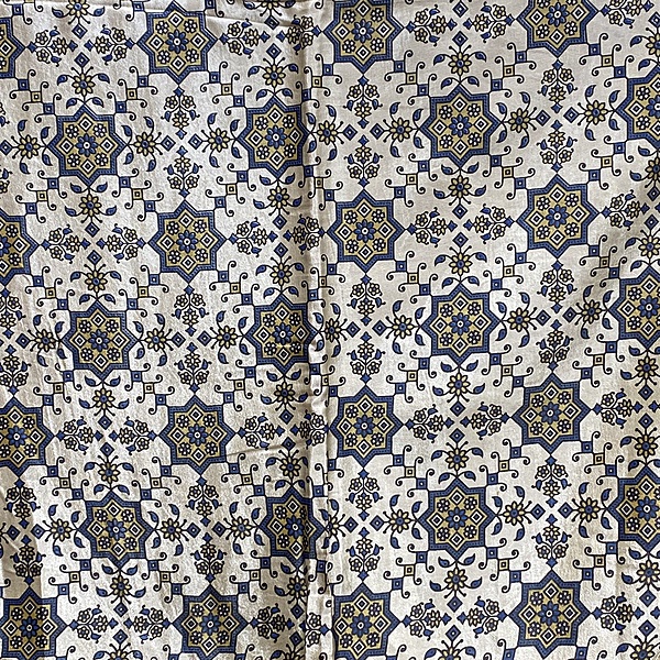 Mashru Silk Ajrakh Print #6