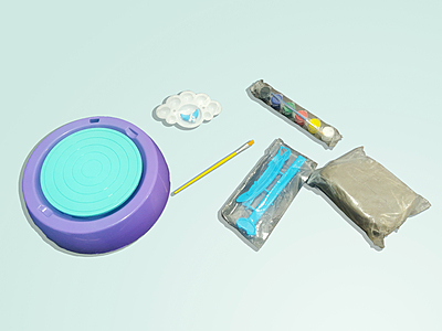 My First Pottery Set - Creative DIY Craft Kit for Kids Aged 6+