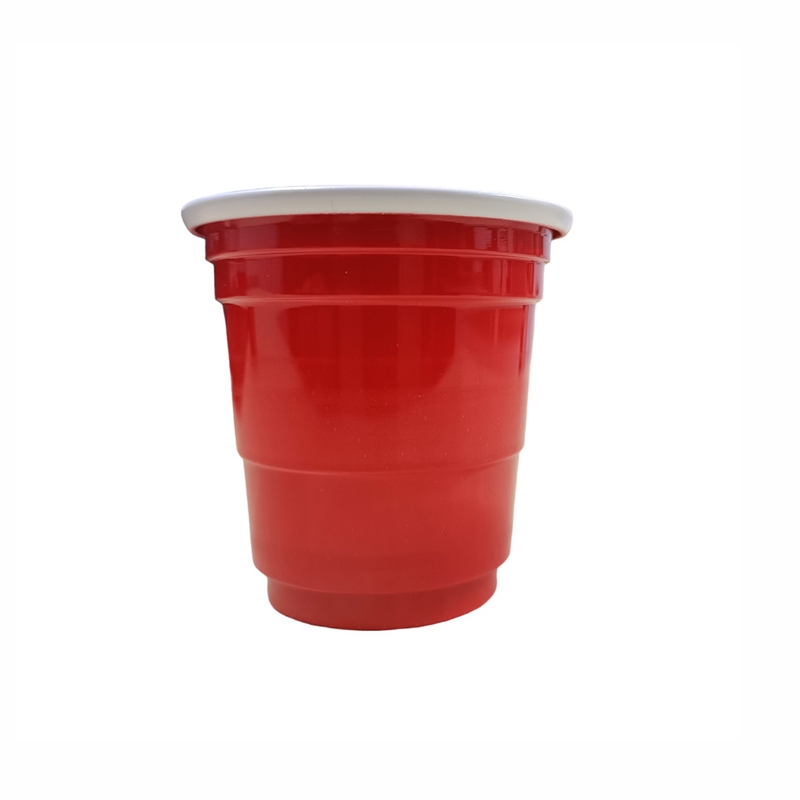 The Magic Balloons Store - Set of 30-60ml Red Beer Pong Shot Glasses for Bachelor, Holi, Cocktail Nights, Weddings and More-181600