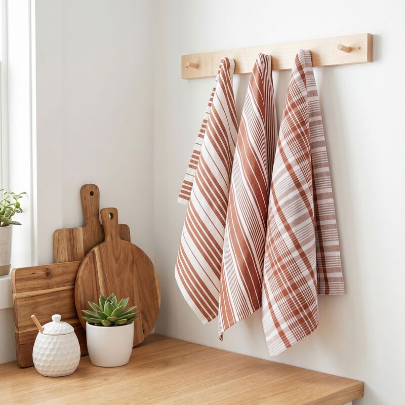 Large Kitchen Towel Set of 3