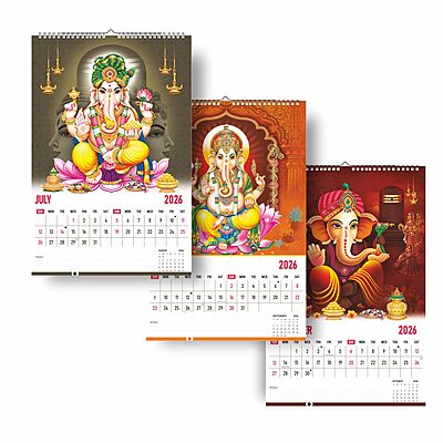 2026 Lord Ganesha Wall Calendar