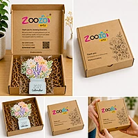 2027 Flower Pots Type3 Table Calendar